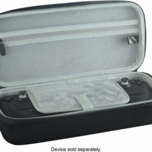 Insignia™ - Go Travel Case for Steam Deck and Steam Deck OLED - Black