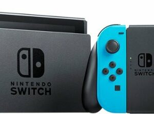 Nintendo - Switch with Neon Blue and Neon Red Joy‑Con