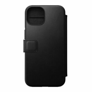 Nomad - Leather Folio Case Apple iPhone 14 - Black