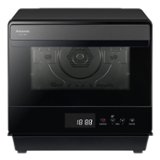 Panasonic - HomeCHEF .7 Cu. Ft. 7-in-1 Compact Oven with Steam and Convection - Black