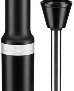 KitchenAid - Cordless Variable Speed Hand Blender with Chopper and Whisk attachment - KHBBV83 - Black Matte