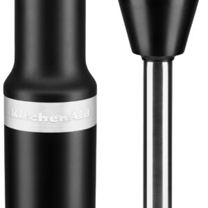 KitchenAid - Cordless Variable Speed Hand Blender with Chopper and Whisk attachment - KHBBV83 - Black Matte