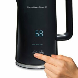 Hamilton Beach - Cool-Touch Digital 1.7 Liter Kettle - Black