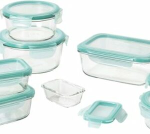 OXO - Good Grips 16 Piece Smart Seal Glass Container Set - Clear