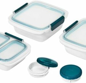 OXO - Good Grips Prep & Go Leakproof Containers - 10pc Starter Set - Clear