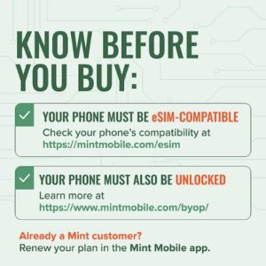 Mint Mobile - 3-Month Unlimited Prepaid Plan (Instant Delivery) [Digital]