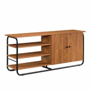 Sauder - Union Plain Credenza for TVs up to 65" - Prairie Cherry