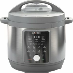 Instant Pot - 6QT Duo Plus Multi-Use Pressure Cooker with Whisper-Quiet Steam Release - Gray