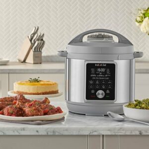 Instant Pot - 6QT Duo Plus Multi-Use Pressure Cooker with Whisper-Quiet Steam Release - Gray