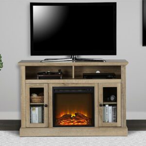 Ameriwood Home - Chicago Electric Fireplace TV Console - Natural