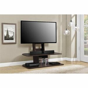 Ameriwood Home - Galaxy TV Stand with Mount for TVs up to 65" - Espresso