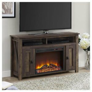 Ameriwood Home - Farmington Electric Fireplace TV Console - Rustic