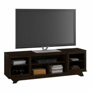 Ameriwood Home - Englewood TV Stand for TVs up to 80" - Espresso