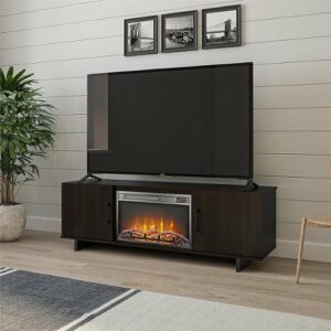 Ameriwood Home - Southlander  FireplaceTV Stand (60") - Espresso