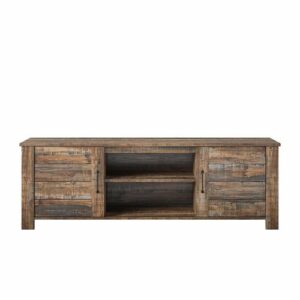 Ameriwood Home - Montana Ranch TV Stand(70") - Weathered Oak