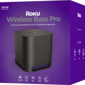 Roku 10" Wireless Bass Pro Subwoofer for Streambar, Streambar Pro, and Roku Wireless Speakers - Black