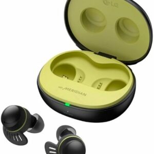 LG - TONE Free Fit TF8Q True Wireless Noise Cancelling In-Ear Earbuds - Black