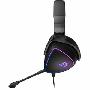 ASUS - ROG Delta S Wired Gaming Headset for PC, MAC, Switch, Playstation, and others with AI noise-canceling mic - Black