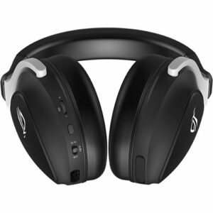 ASUS - ROG Delta S Wireless Over-the-Ear Headphones with AI Noise Cancelation - Black