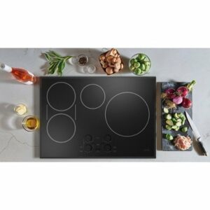 Café - 30" Electric Built In Cooktop, Customizable - Black