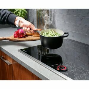 GE Profile - 30" Electric Built In Cooktop - Stainless Steel