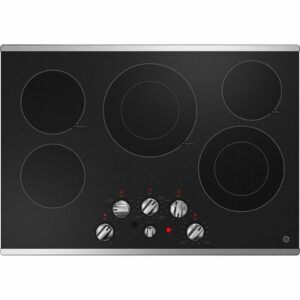 GE - 30" Electric Built In Cooktop - Stainless Steel