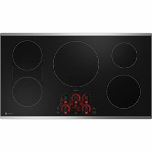 GE Profile - 36" Electric Built In Cooktop - Stainless Steel