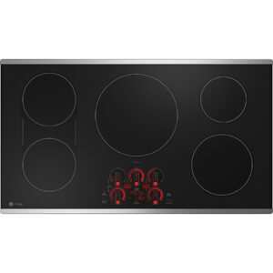 GE Profile - 36" Electric Built In Cooktop - Stainless Steel