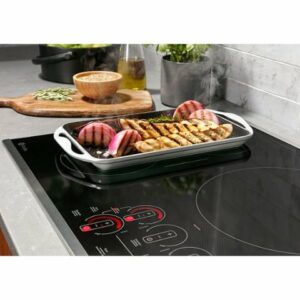 GE Profile - 36" Electric Built In Cooktop - Stainless Steel