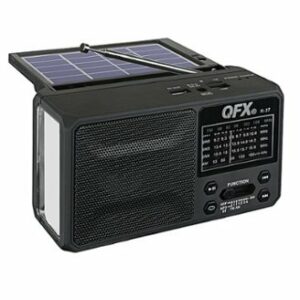 QFX - AM/FM/SW 1-4 Band Radio - Black