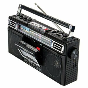 QFX - Radio/Cassette to MP3 Boombox Converter - Black