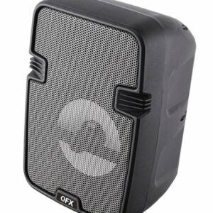 QFX - Bluetooth Speaker with LED Lights - Gray