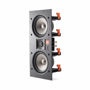 JBL - Studio 2 Dual 5.25" 2-Way In-Wall Speaker - black