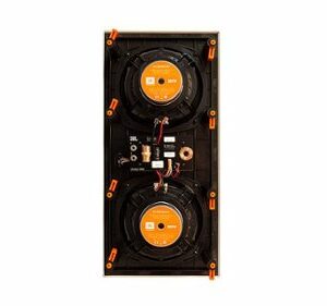 JBL - Studio 2 Dual 8" 2-Way In-Wall Speaker - black