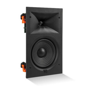 JBL - Stage In-Wall Loudspeaker With 1" Aluminum Dome Tweeter and 6.5" Polycellulose Cone Woofer - black