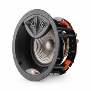 JBL - Studio 2 6.5" 2-Way Dual-Tweeter In-Ceiling Speaker - black