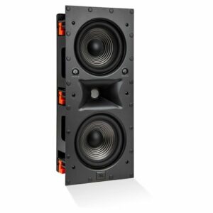 JBL - Studio 6 Dual-8" 2-Way In-Wall Speaker - Black