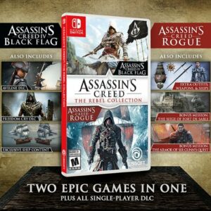 Assassin's Creed: The Rebel Collection - Code in Box - Nintendo Switch, Nintendo Switch – OLED Model, Nintendo Switch Lite