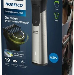 Philips Norelco - Multigroom Series 7000, Mens Grooming Kit with Trimmer,  MG7910/49 - Silver