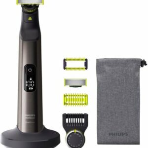 Philips Norelco - OneBlade 360, Pro Face & Body, Hybrid Electric Trimmer and Shaver, QP6551/70 - Chrome