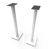 Kanto - 32" Tall Bookshelf Speaker Floor Stands (Pair) - White