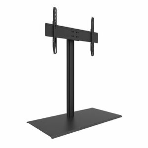 Kanto - Swiveling Tabletop TV Stand for Most Flat-Panel TVs up to 86" - Black