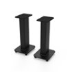 Kanto - 22" Tall Fillable Bookshelf Speaker Floor Stands (Pair) - Black