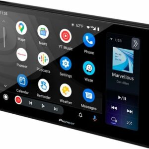 Pioneer - 9" Android Auto™ and Apple CarPlay® Bluetooth® Digital Media (DM) Receiver - Black