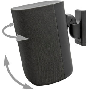 Sanus - Universal Wireless Speaker Wall Mount for Speakers up to 10 lbs. (Pair) - Black