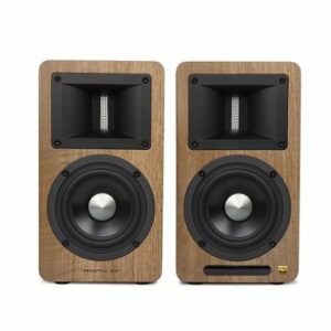 Edifier - Airpulse A80 Hi-Res Active Speaker System (Pair) - Wood