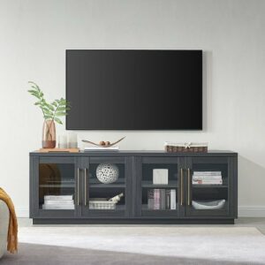 Camden&Wells - Donovan TV Stand for TV's up to 75" - Charcoal Gray