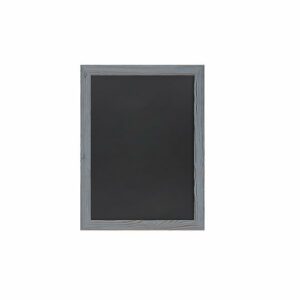 Flash Furniture - Canterbury 18"W x 0.75"D x 24"H Magnetic Wall Mounted Chalkboard - Grey