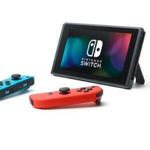 Nintendo - Geek Squad Certified Refurbished Switch with Neon Blue and Neon Red Joy‑Con