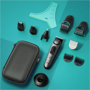 Braun - Series 7 7420 All-In-One Style Kit, 11-in-1 Grooming Kit with Beard Trimmer & More - Silver